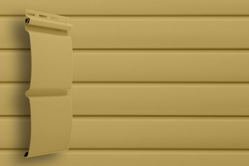 Сайдинг Grand Line, Блок-хаус D4.8 Цвет Карамельный купить в Владивостоке