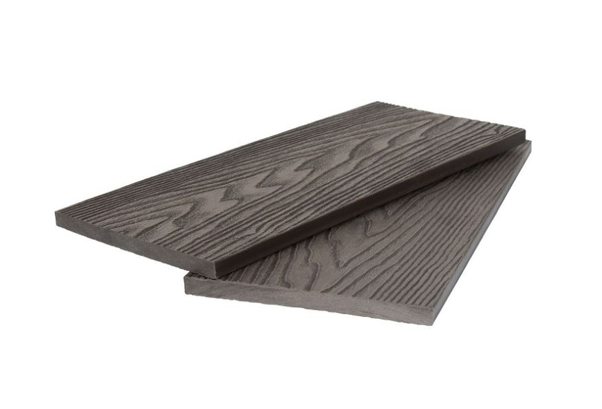 Двухсторонняя полнотелая универсальная доска 3D+3D POLIVAN GROUP DENPASAR тёмно-коричневого цвета. купить в Владивостоке