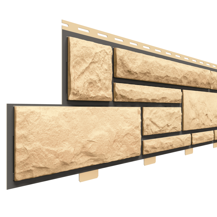 Фасадные панели Доломит, Доломит Премиум, Имбирь купить в Владивостоке