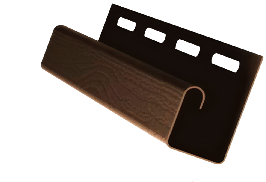 Коричневый J-профиль для сайдинга купить в Владивостоке