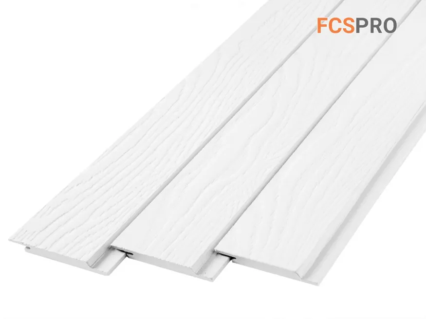 Фиброцементный сайдинг FCSPRO Click Shtil F01 (Белый минерал) купить в Владивостоке