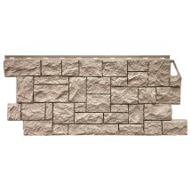 Фасадная панель FineBer Дикий камень, Песочный