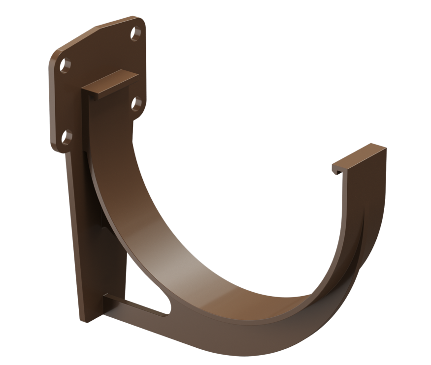 Кронштейн для желоба Docke Premium, цвет Каштан купить в Владивостоке