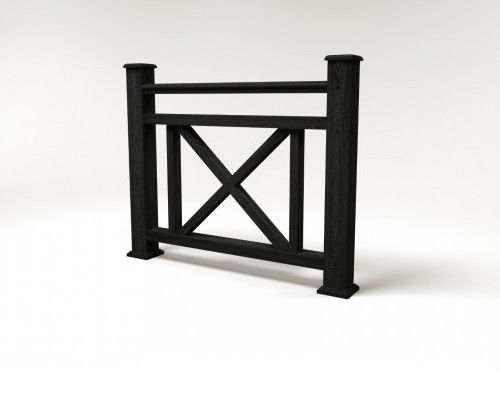 Ограждение из древесно-полимерного композита FG2 кварц купить в Владивостоке