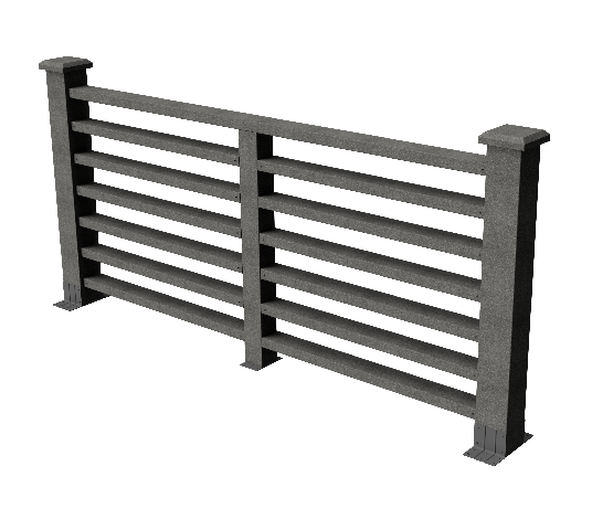 Декоративное ограждение ДПК GRINDERDECO Марсело цвет серый базальт купить в Владивостоке