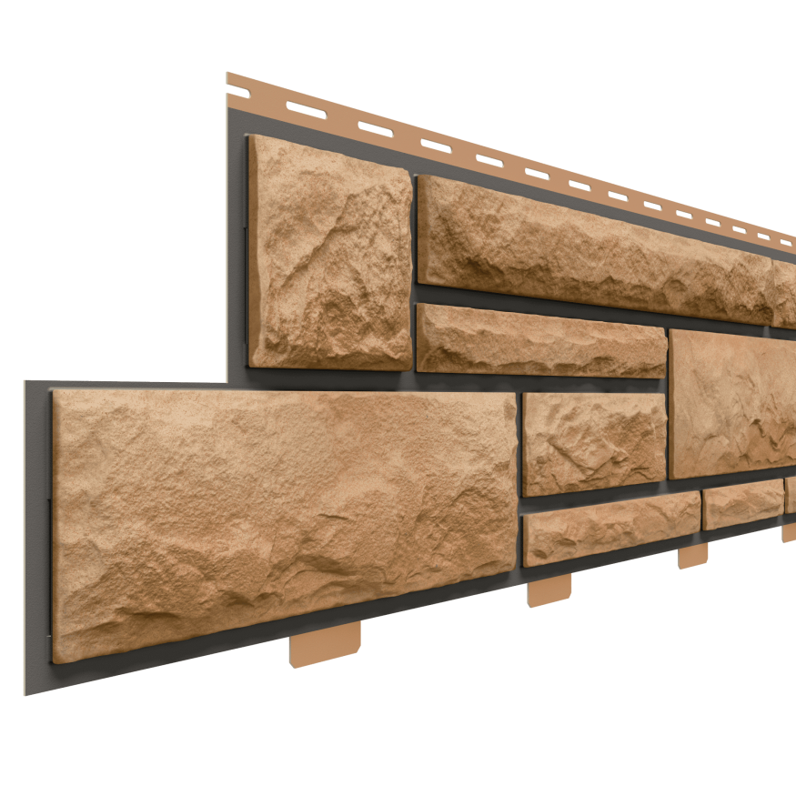 Фасадные панели Доломит, Доломит Премиум, Миндаль купить в Владивостоке