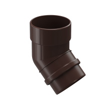 Колено водосточное 45˚ Docke Lux, Шоколад