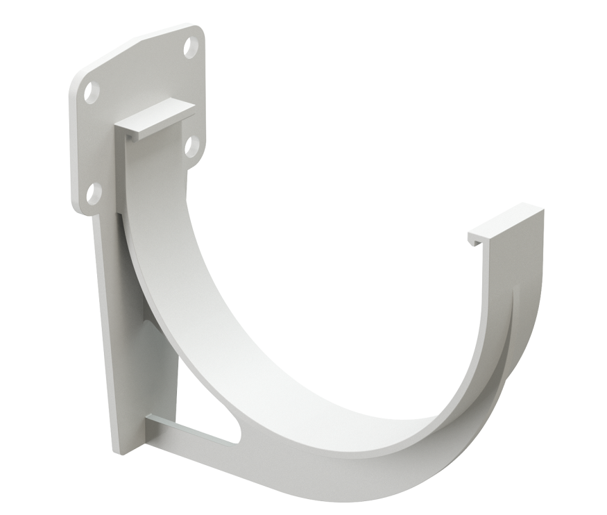 Кронштейн для желоба Docke Premium, цвет Пломбир купить в Владивостоке