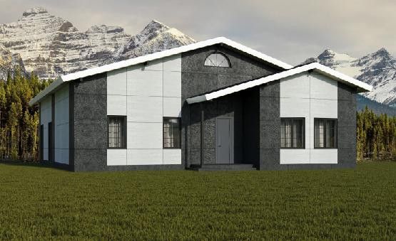 Фиброцементный сайдинг Roofas Board Stone Цвет Антрацит купить в Владивостоке