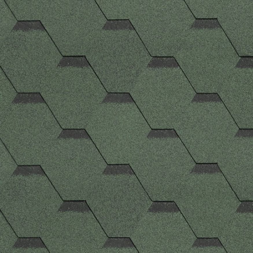 Гибкая кровля Shinglas, Ультра, Самба, Малахит. купить в Владивостоке