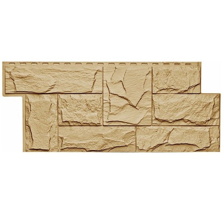 Фасадная панель T-Сайдинг, Гранит Леон Бежевый купить в Владивостоке