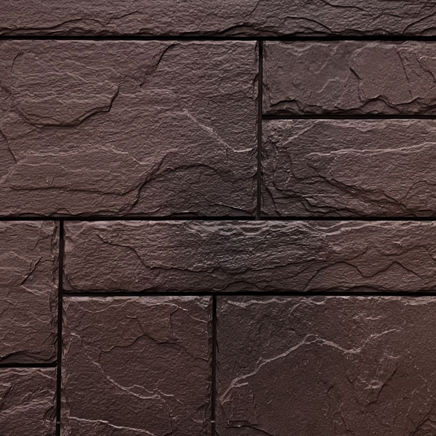 Фасадная панель FineBer Камень природный, Коричневый купить в Владивостоке