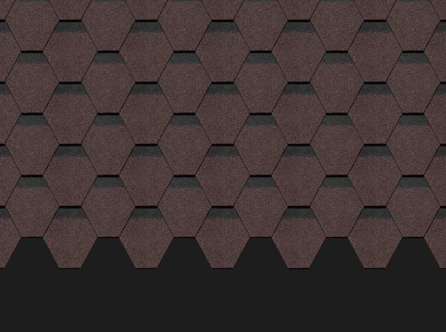 Гибкая черепица Docke Premium, Шеффилд, Корица купить в Владивостоке