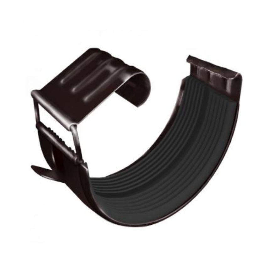 Соединитель для желоба Grand Line, коричневый (RAL 8017) купить в Владивостоке