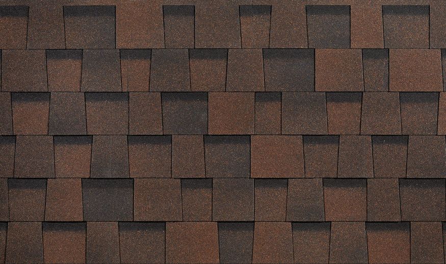 Ламинированная черепица Docke, DRAGON STANDARD, Тёмно-коричневый купить в Владивостоке