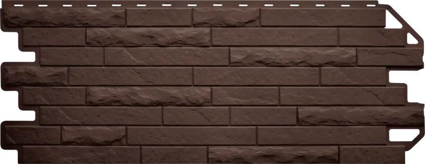 Фасадная панель Альта-Профиль Кирпич Антик ЭКО Коричневый купить в Владивостоке