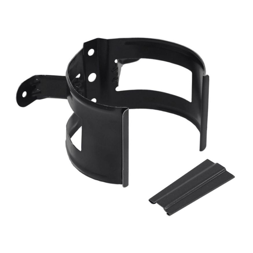 Кронштейн для трубы на деревянную поверхность, Grand Line, черный (RAL 9005) купить в Владивостоке