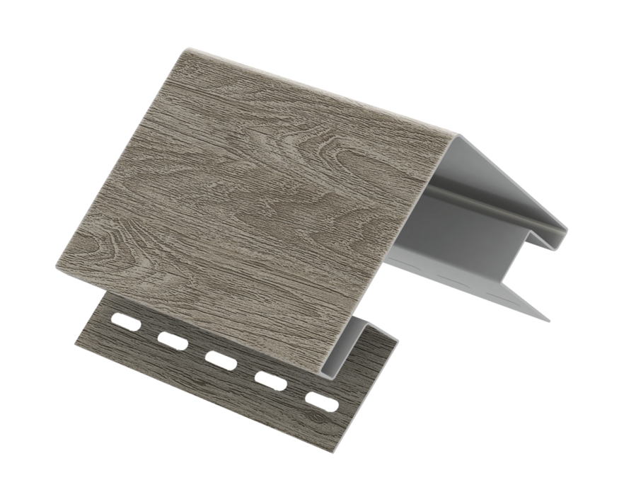 Внешний угол Ю-Пласт, Timberblock Планкен, Серый. купить в Владивостоке