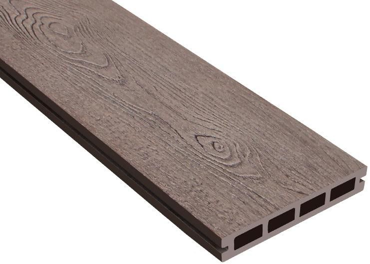 Террасная доска ДПК Outdoor 3D NEVADA/CALIFORNIA коричневая микс купить в Владивостоке