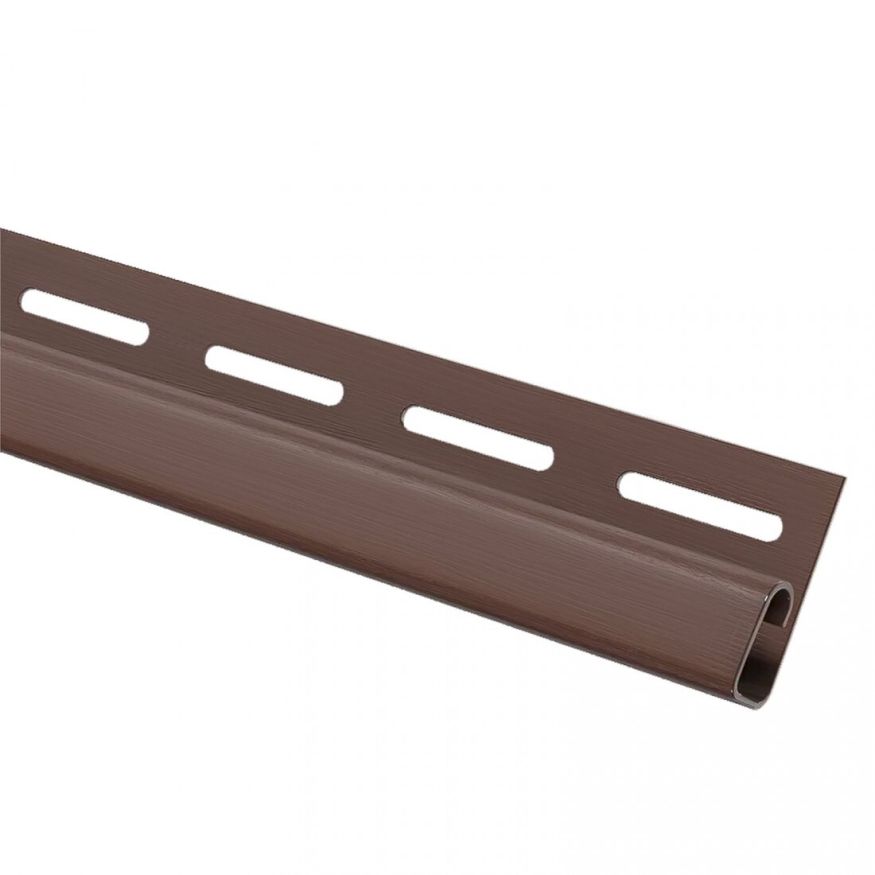 Коричневая финишная планка для сайдинга купить в Владивостоке