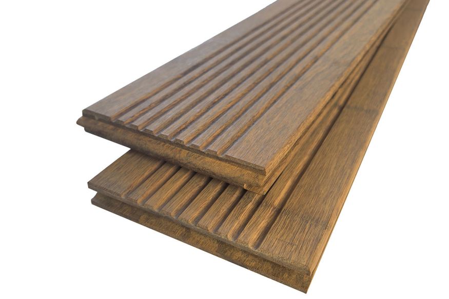 Террасная доска Holzhof, NauticPrime Бамбук / Bamboo, Натуральный купить в Владивостоке