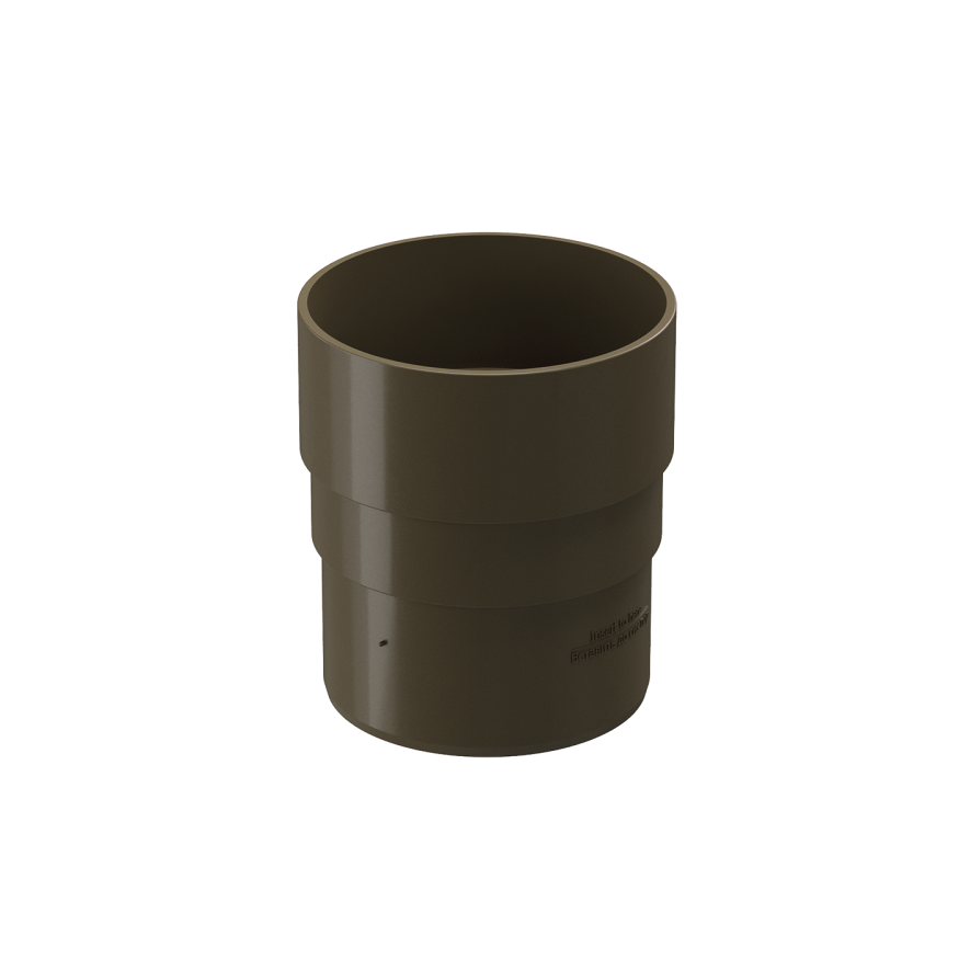 Соединительная муфта для водостока Docke Premium, цвет Каштан купить в Владивостоке