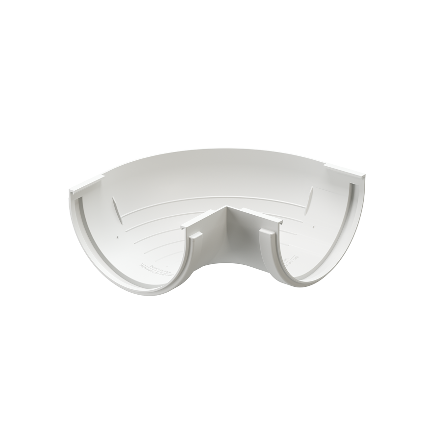 Внешний угол желоба 90°, Docke Standard, Цвет: Белый купить в Владивостоке