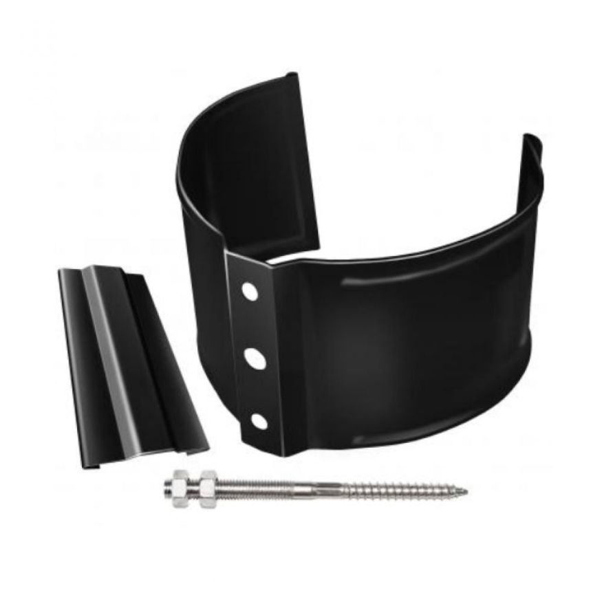 Кронштейн для трубы (на кирпич), Grand Line, Черный (RAL 9005) купить в Владивостоке