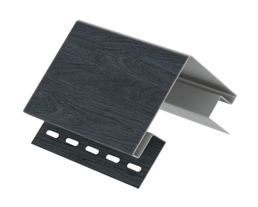 Наружный угол Ю-Пласт, Timberblock, угольный цвет купить в Владивостоке