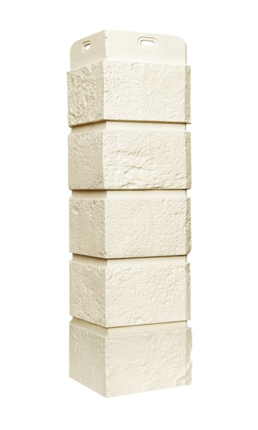 Угол наружный Grand Line, Состаренный кирпич Classic, Молочный купить в Владивостоке