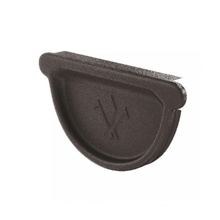 Универсальная заглушка с резиновым уплотнителем Aquasystem RR 32, тёмно-коричневая матовая, 150/100 купить в Владивостоке