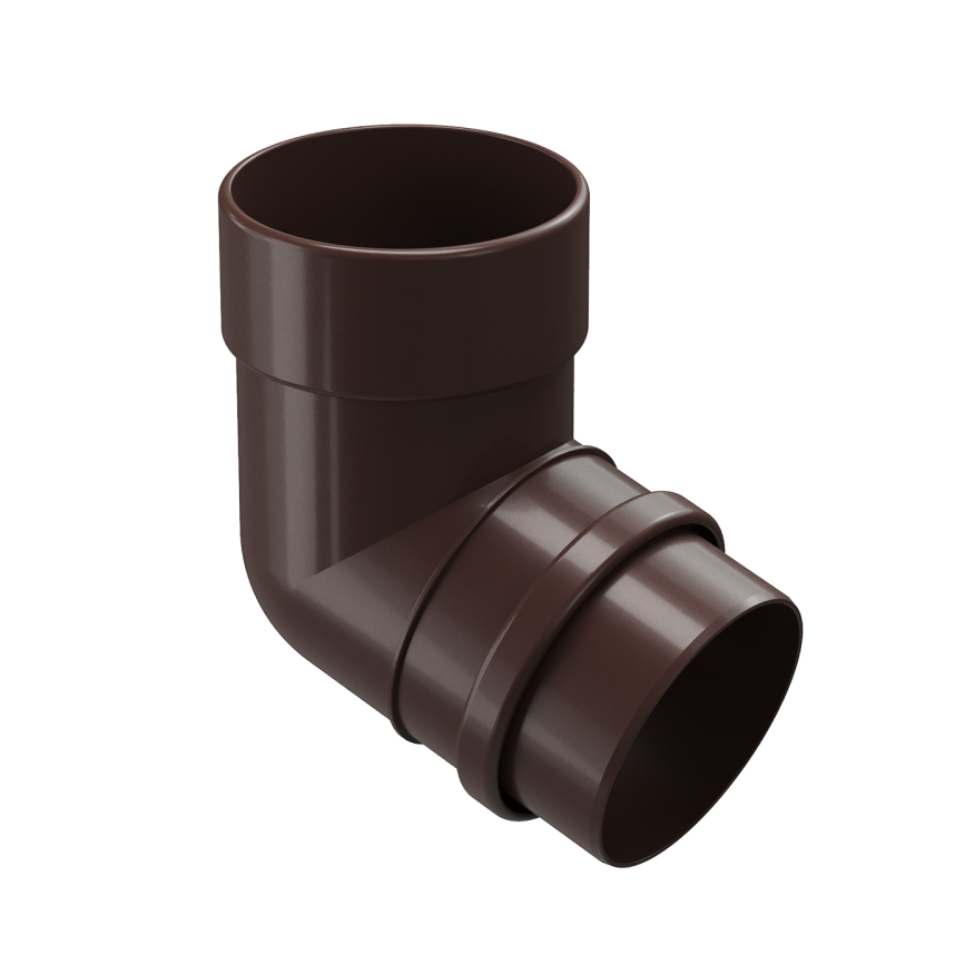 Колено водосточное 72˚ Docke Lux, Шоколад купить в Владивостоке