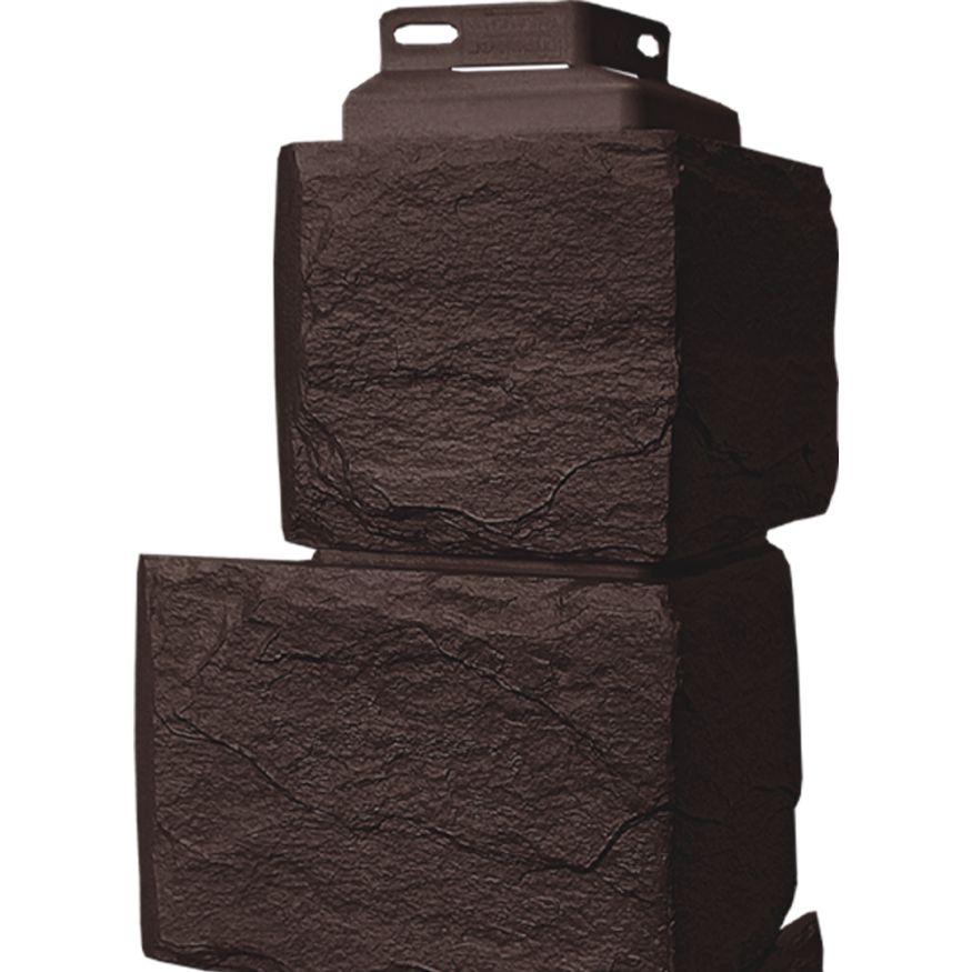 Наружный угол FineBer Камень природный, Коричневый купить в Владивостоке