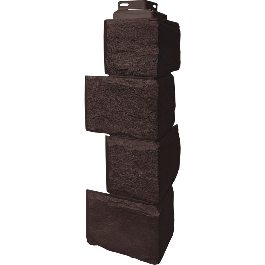 Наружный угол FineBer Камень природный, Коричневый купить в Владивостоке