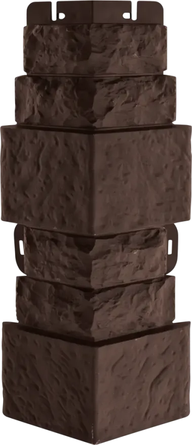 Наружный угол Альта-Профиль Кирпич Антик ЭКО Коричневый купить в Владивостоке