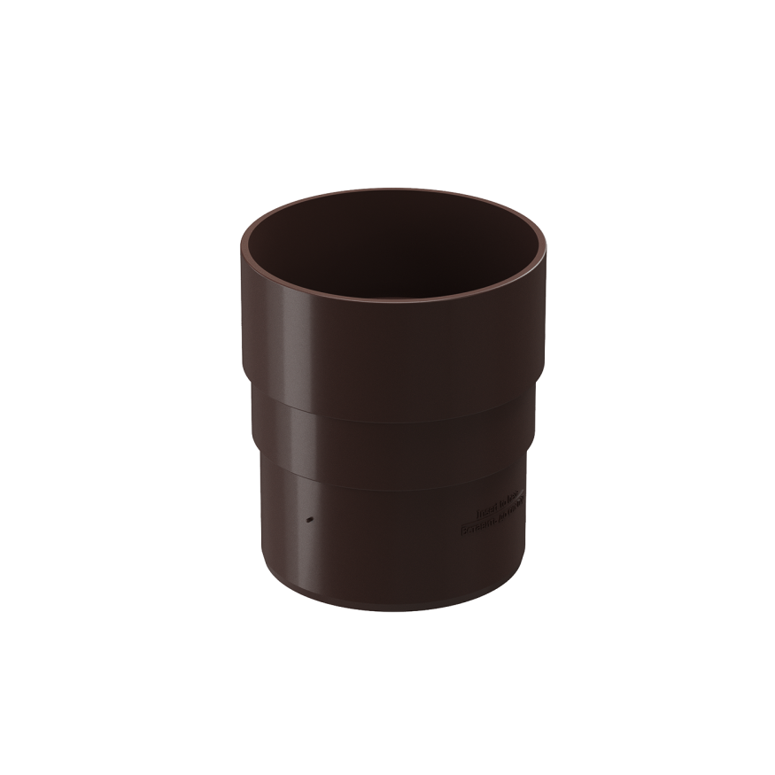Соединительная муфта для водостока Docke Premium, цвет Шоколад. купить в Владивостоке