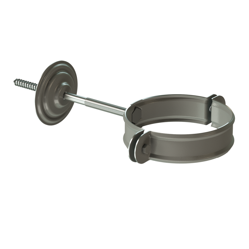 Хомут для водосточной трубы Docke Stal Premium, цвет графит купить в Владивостоке