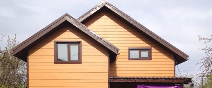 Фиброцементный сайдинг Latonit Клен (RAL 1011/8017) - цвет: Клен. купить в Владивостоке