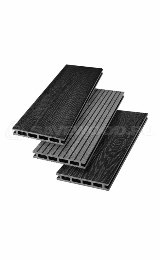 Террасная доска ДПК SaveWood, SW Carpinus (R), Черный купить в Владивостоке