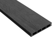 Террасная доска ДПК Outdoor 3D NEVADA/CALIFORNIA черного цвета