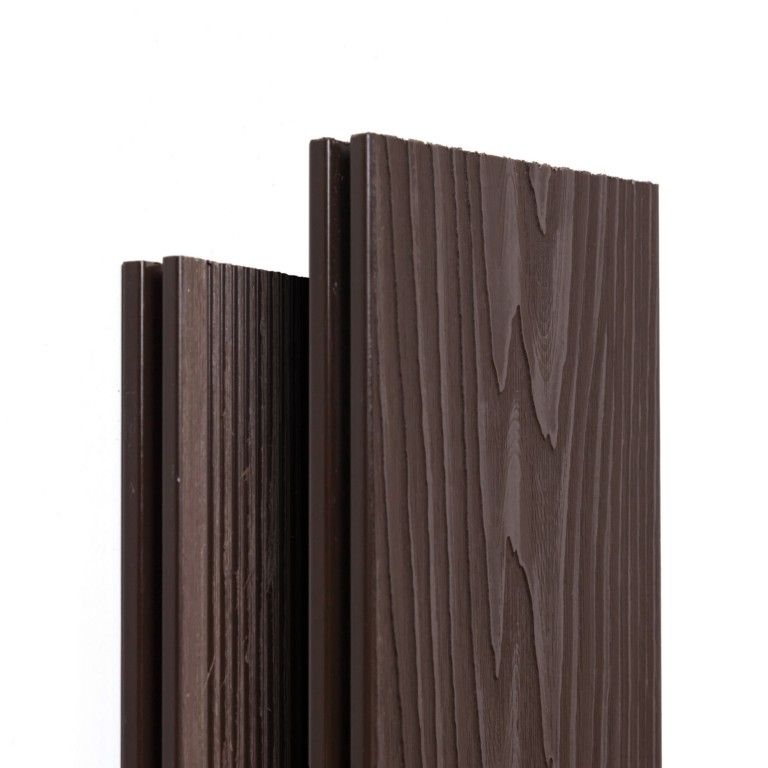 Террасная доска Экодекинг Титан 3D, Шоколад купить в Владивостоке