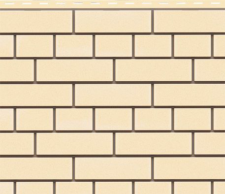 Фасадная панель Доломит, Прокрашенный кирпич, Светло-желтый оттенок. купить в Владивостоке