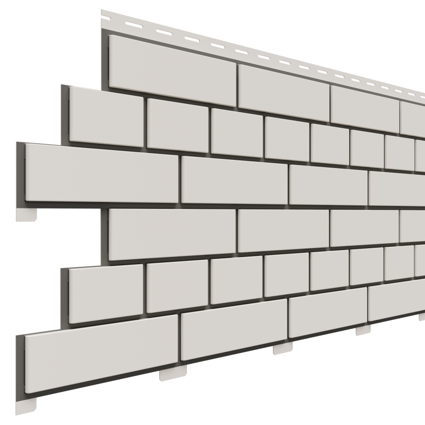 Фасадная панель Доломит, Белый прокрашенный кирпич купить в Владивостоке