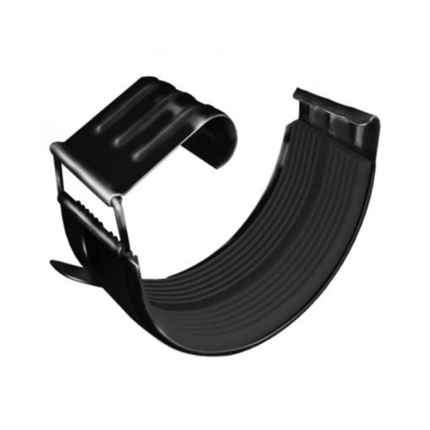 Соединитель для водосточного желоба Grand Line, черный (RAL 9005) купить в Владивостоке