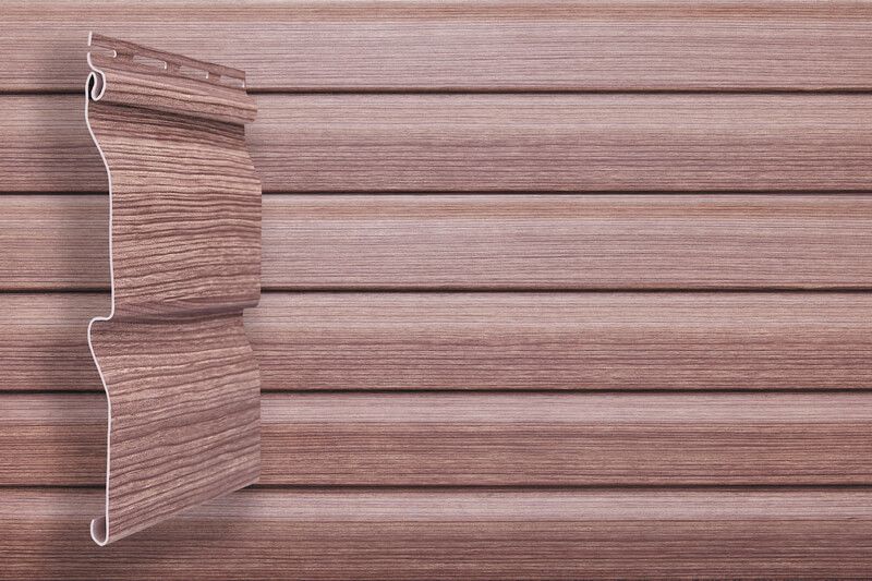 Сайдинг Grand Line, Корабельная доска Tundra, Цвет Рябина купить в Владивостоке