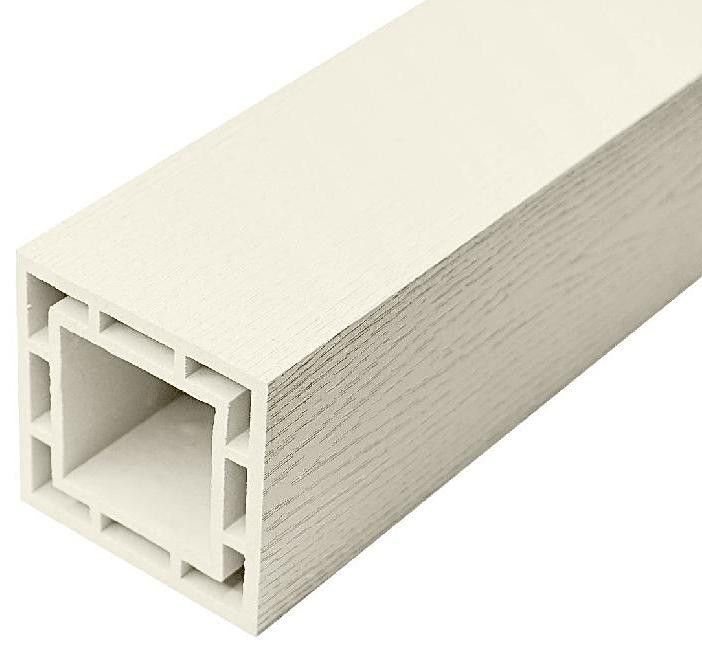 Столб FAYNAG ДПК WOOD цвет слоновая кость купить в Владивостоке