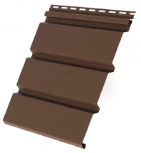 Софит гладкий коричневого цвета