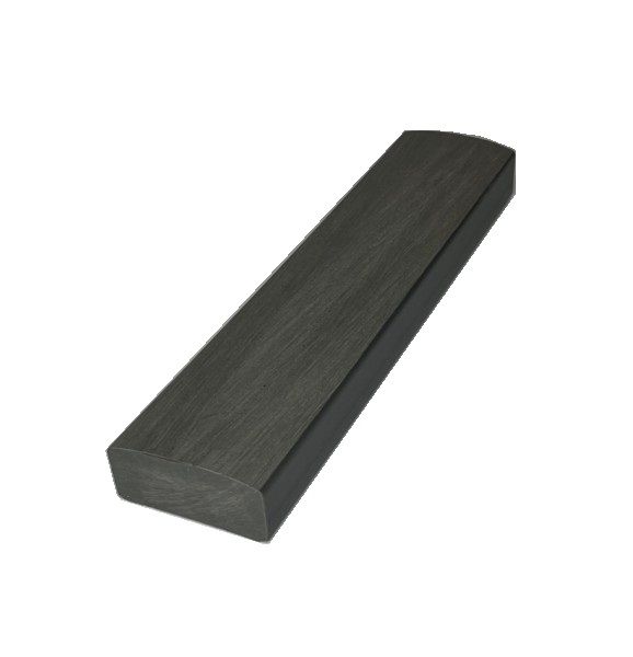 Лавочный брус Ecodecking Некст полнотелый брашированный, Графит купить в Владивостоке