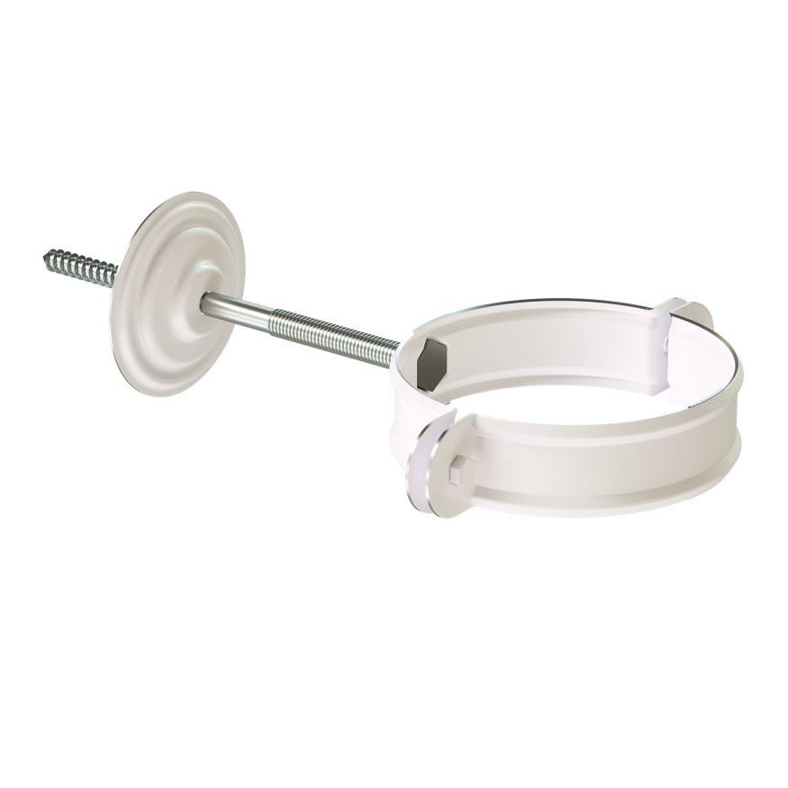 Хомут для водостока Docke Stal Premium, Пломбир купить в Владивостоке