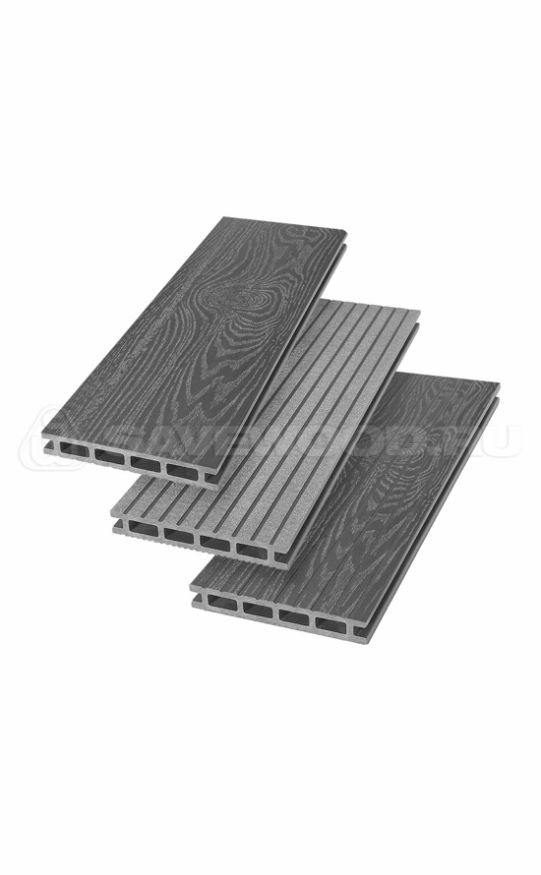 Террасная доска ДПК SaveWood, SW Carpinus (T), Графит купить в Владивостоке